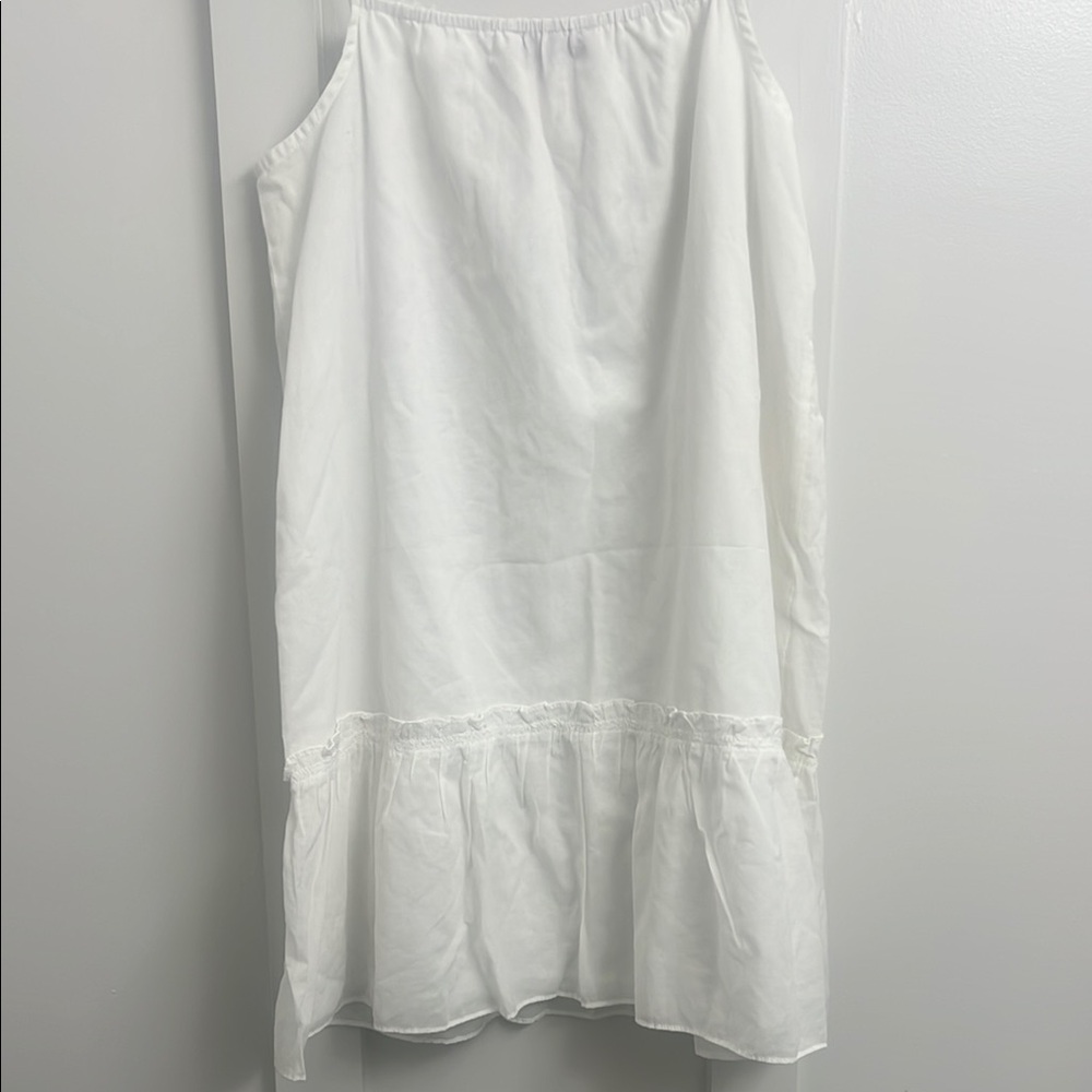 LOFT Ruffled White Fabric - Picture 4 of 5